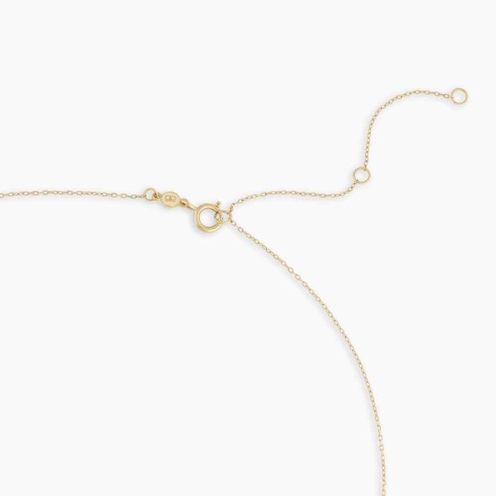 14k Gold Heart Padlock Necklace