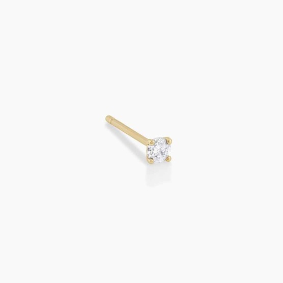 Diamond Solitaire 3 mm Stud