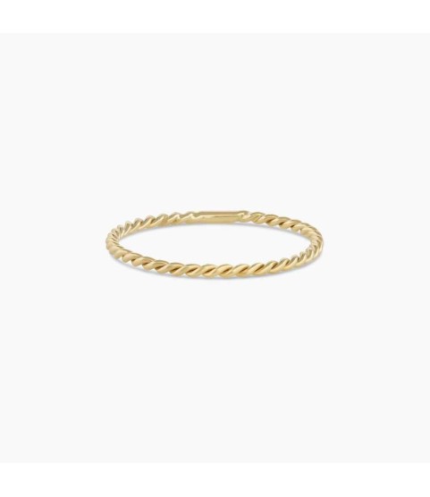 14k Gold Crew Ring