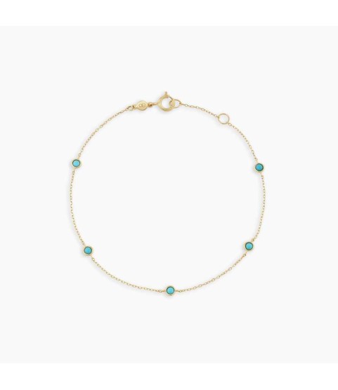 Classic Five Turquoise Bracelet