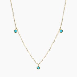 Classic Turquoise Trio Necklace