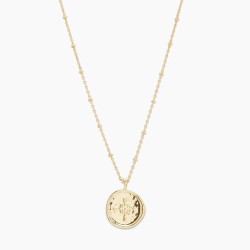 Compass Coin Necklace