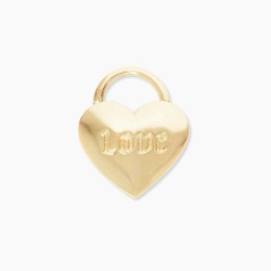 Heart Padlock Parker Charm