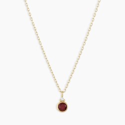 Garnet Birthstone Necklace