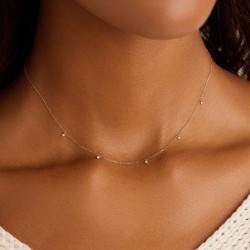 Classic Diamond Flutter Necklace