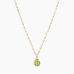 Peridot Birthstone Necklace