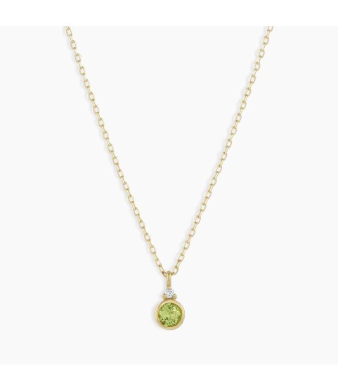 Peridot Birthstone Necklace