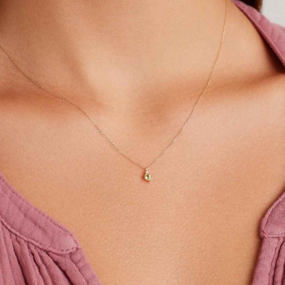 Peridot Birthstone Necklace