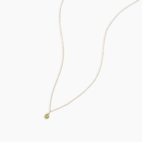 Peridot Birthstone Necklace