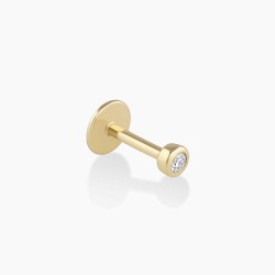 Classic Diamond Threaded Flat Back Stud