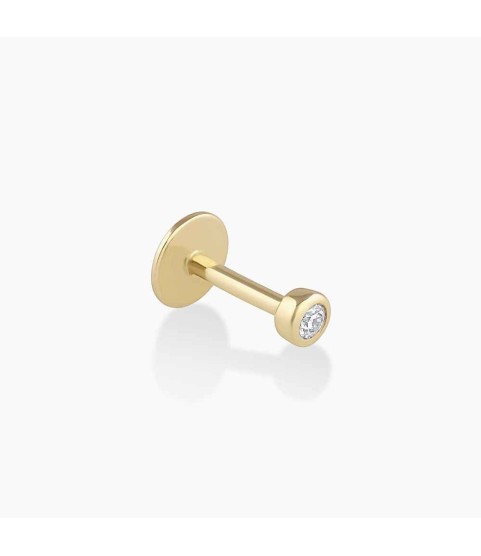 Classic Diamond Threaded Flat Back Stud