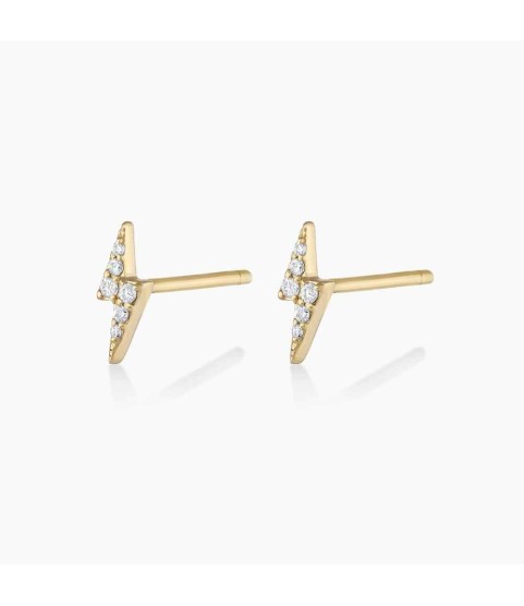 Diamond Lightning Studs