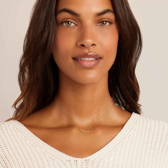 Classic Diamond Mini Row Necklace