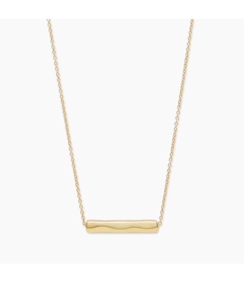 Bespoke Bar Adjustable Necklace (Gold)