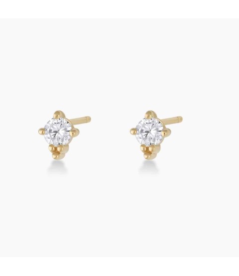 Diamond Trinity Studs