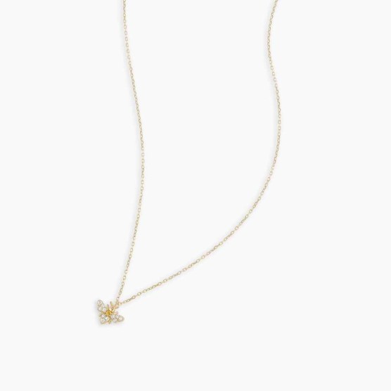 Diamond Bee Necklace