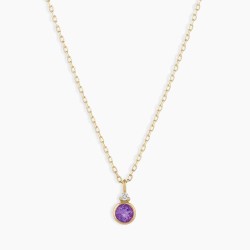 Amethyst Birthstone Necklace