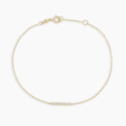 Diamond Bar Bracelet