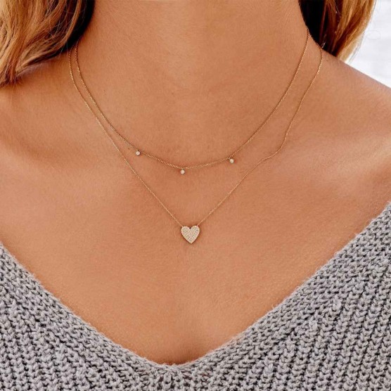 Diamond Trio Necklace