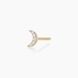 Diamond Crescent Stud