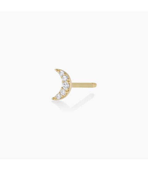 Diamond Crescent Stud