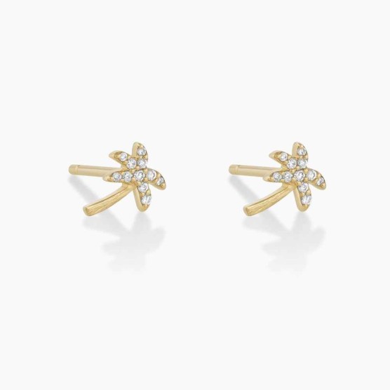 Diamond Palm Studs