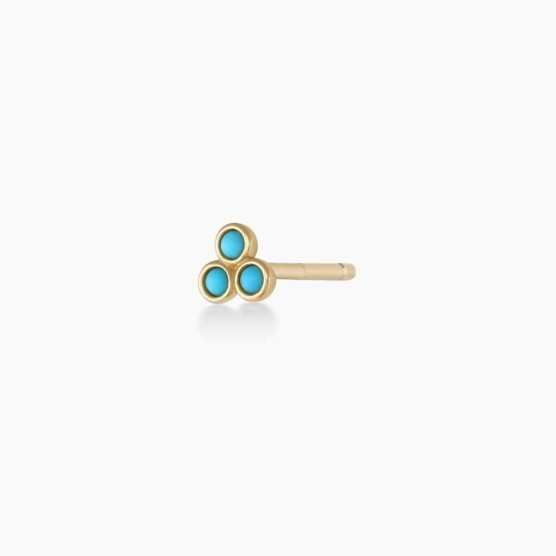 Classic Turquoise Trio Stud