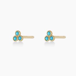 Classic Turquoise Trio Studs