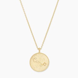 Astrology Coin Necklace (Scorpio)