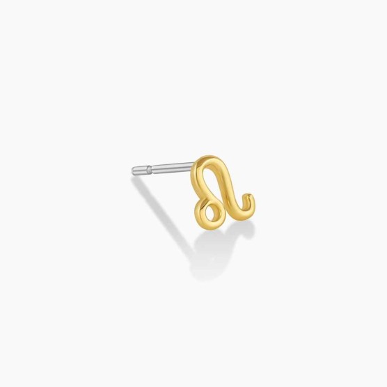 Zodiac Charm Stud - Leo