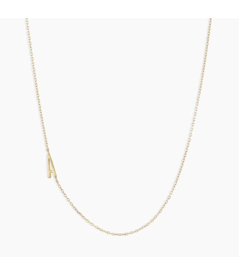 14k Gold Alphabet Necklace