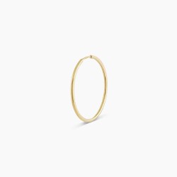 14k Gold Classic 22mm Hoop