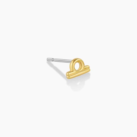 Zodiac Charm Stud - Libra