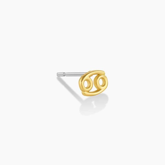 Zodiac Charm Stud - Cancer