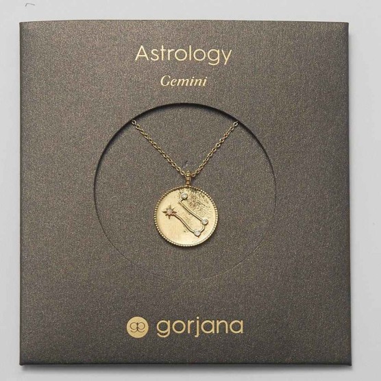 Astrology Coin Necklace (Gemini)