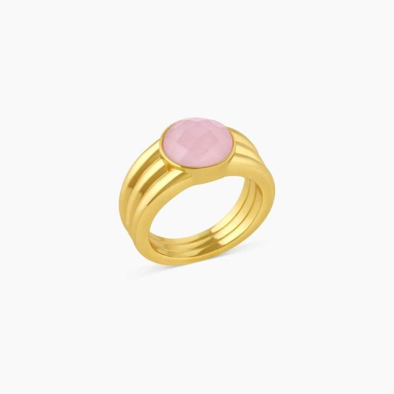 Power Gemstone Reed Ring for Love