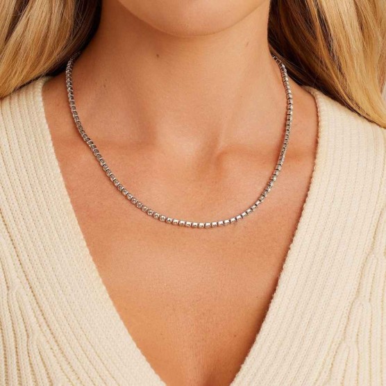 Parker Shimmer Clasp Necklace